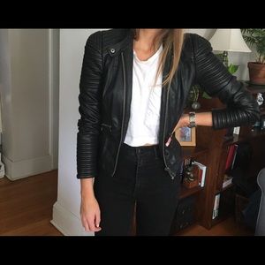 ASOS biker leather jacket